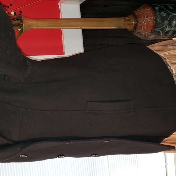 💘 HERMAN KAY WOOL BLEND DOUBLE-BREASTED PEA-COAT WOMENS SPORTS JACKET COAT - Picture 4 of 14